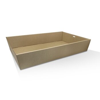 KRAFT CARDBOARD TAKEAWAY TRAYS