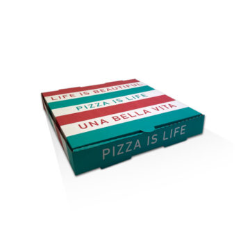 WHITE CORRUGATED PIZZA BOXES