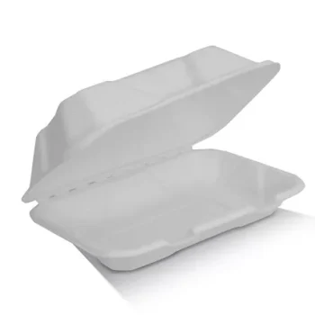 Clamshell Sugarcane 9 x 6 x 3, 200pc/ctn