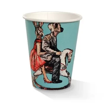 12 OZ PLA Coated SW Cup/Art Print 90mm 1000pc/ctn