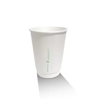 12oz Aqueous Coated White DW Cup 500pc/ctn