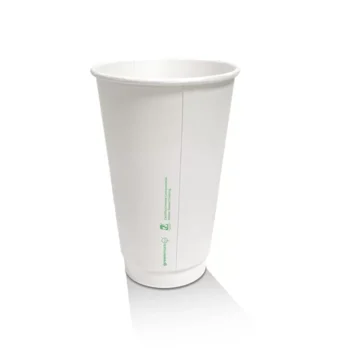 16oz Aqueous Coated White DW Cup 500pc/ctn