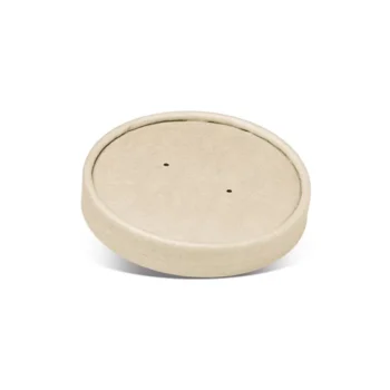PLA coated bamboo paper lid/fit BBAP26/32 500pc/ctn