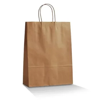 Brown Kraft Bag/Twisted paper handle – Medium 250pc/ctn
