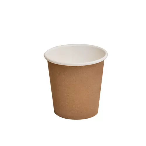 4 OZ PLA Coated SW Cup/Brown Print 1000pc/ctn