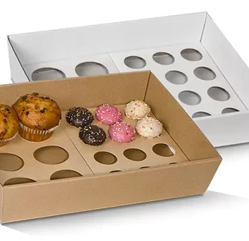#Cupcake Insert To Fit Medium/Large Tray-12 Holes 50pc/PK