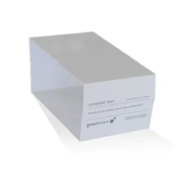 #White Catering Tray Sleeve Small 50pc/PK