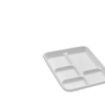 Sugarcane Platter/5 Compartments 500pc/ctn