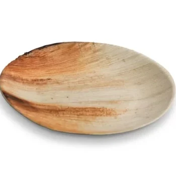 Palm round Plate Med 9” 100pc/ctn