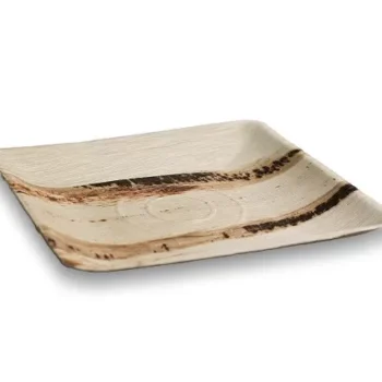 Palm SQUARE Plate LARGE 25cm/10” 100pc/ctn