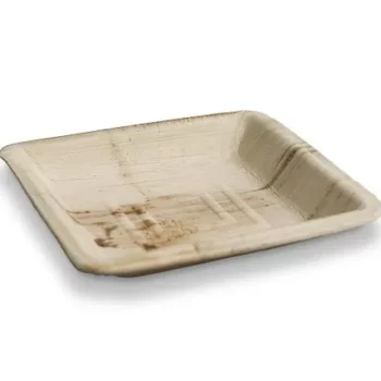 Palm SQUARE Plate SMALL 6” 100pc/ctn