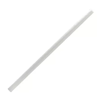 Paper Straw Regular-Plain White 2500pc/ctn