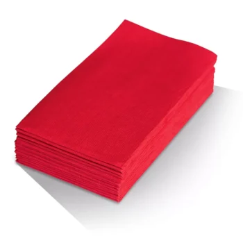 Red Quilted 2ply Dinner Napkin -1/8 GT fold 1000pc/ctn