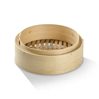 bamboo steamer base 8″ 20/CTN