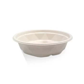Unbleached sugarcane Takeaway bowl 500ml 300pc/ctn
