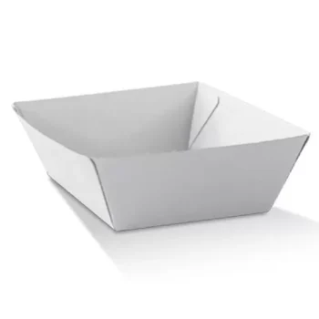 White corrugated tray / small 500pc/ctn