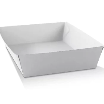 White corrugated tray / x-large 100pc/ctn