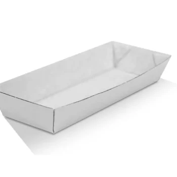 White corrugated tray / hot dog 600pc/ctn