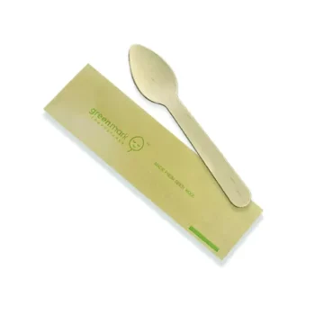 Wooden Tea Spoon individually wrapped 1000pc/ctn